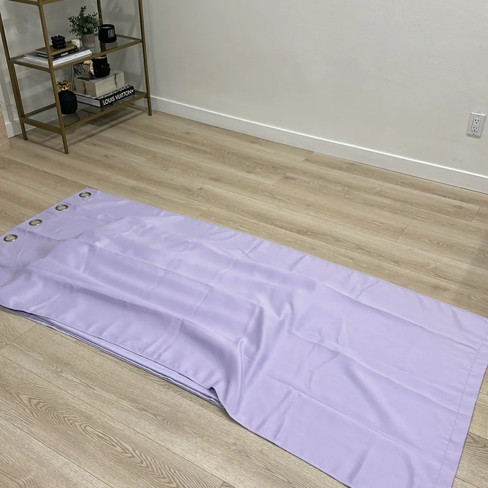 Lilac lavender curtains